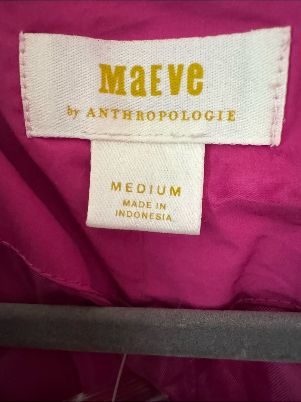 Maeve Belted Wrap Puffer Jacket in Fuchsia Pink - Picture 4 of 5